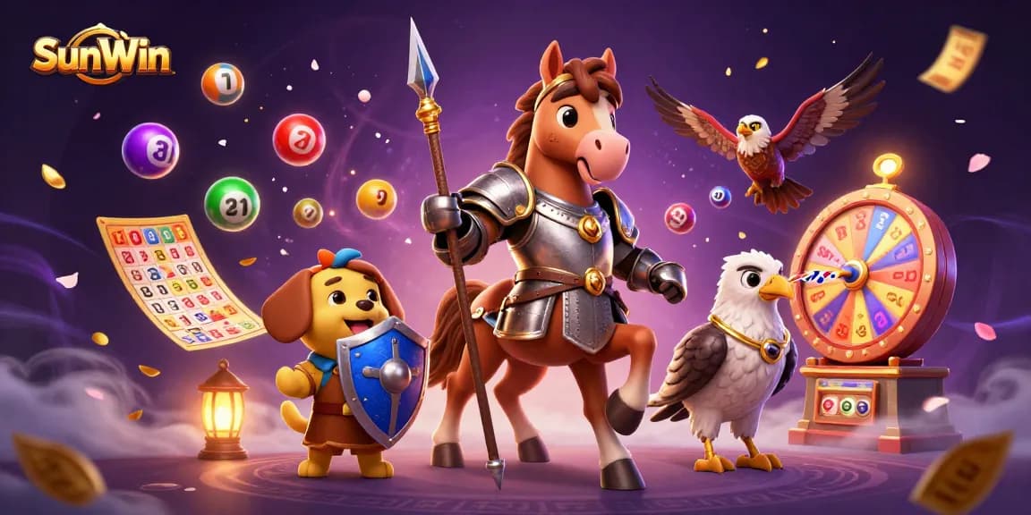 Experience thrilling gameplay at SunWin with vibrant lottery elements and dynamic gaming action.