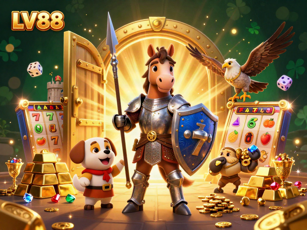 Experience thrilling adventures at LV88, where medieval knights and slots bring excitement alive!
