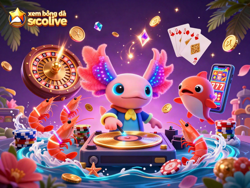 xem bóng đá socolive showcases vibrant underwater casino fun with bright characters and dynamic game elements.