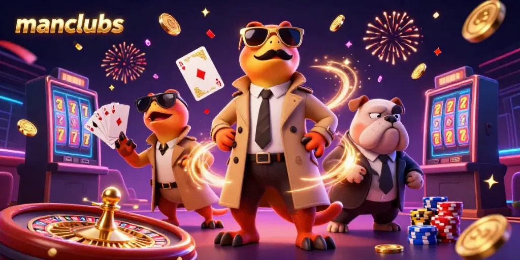 manclubs raptors amusingly sneak into a VIP casino lounge, evoking excitement with rich gaming visuals