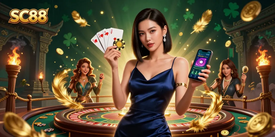 Experience SC88's vibrant online casino excitement with stunning visuals and casino app interactions.