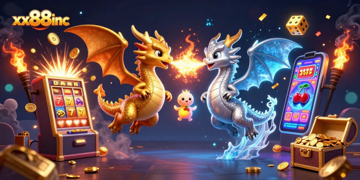 Experience thrilling gameplay at xx88inc with dragons, jackpot slots, and vibrant casino elements.
