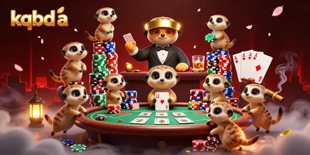 Experience the thrill of kqbd a with a lively meerkat casino scene of dealers and vibrant games.