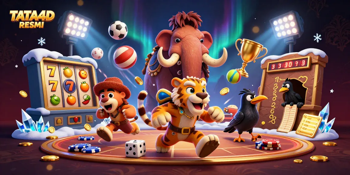 TATA4D RESMI offers thrilling slot action with vibrant casino characters and dynamic game elements.
